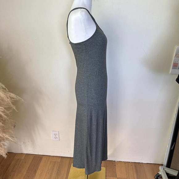 Skin Organic Cotton Slip Dress Dark Gray Size 0 - Picture 7 of 11